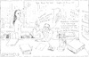 Cartoon: Legendary Phone Call (small) by Barthold tagged anthony,scaramucci,phone,call,verbal,insults,invectives,low,level,vulgar,foulmouthed,cock,sucking,ryan,lizza,editor,the,new,yorker,freakout,white,house,trump,communication,director,office,scenario,assistent,secretary