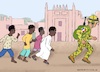 Cartoon: Mali vertreibt Franzosen (small) by Barthold tagged mali,französische,einheiten,franzosen,beendigung,multinationale,missionen,barkhane,takuba,bekämpfung,al,qaida,is,zerwürfnis,putschistenführer,assimi,goita,stadt,lehmbauten,kinder,soldat,cartoon,karikatur,barthold