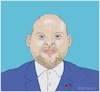 Cartoon: Markus Frohnmaier (small) by Barthold tagged markus,frohnmaier,afd,bundestagsabgeordneter,einflussagent,russland,russlandbeziehungen,spiegel,zdf,bbc,repubblica,schriftzug,kyrillisch,kreml