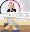 Cartoon: Merz Parteivorsitzender (small) by Barthold tagged parteitag,cdu,januar,22,2022,wahl,friedrich,merz,parteivorsitzender,95,prozent,zustimmung,rührung,tränen,heulsuse,selbstbezogenheit,gegner,gendergerechte,sprache,cartoon,karikatur,barthold