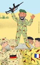 Cartoon: Putsche in Mali (small) by Barthold tagged mali,bekämpfung,islamistische,kräfte,minusma,un,united,nations,ausbildung,truppen,polizei,putsch,entmachtung,zivilregierung,korruption,privilegien,putschist,assimi,goita,is,al,quaida,kontrolle,fluchtrouten,cartoon,karikatur,barthold