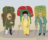 Cartoon: Sherpa Meeting in Teheran (small) by Barthold tagged meeting,ebrahim,raisi,president,iran,wladimir,putin,recep,tayyip,erdogan,july,2022,teheran,carrying,burdens,backpack,sanctions,war,poverty,poor,approval,ratings,figures,bad,governance,inflation,cartoon,caricature,barthold