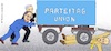 Cartoon: Union Verschiebung Parteitag (small) by Barthold tagged nominierungsparteitag,parteivorsitzender,parteichef,union,geplant,dezember,2020,verschiebung,armin,laschet,norbert,röttgen,friedrich,merz,wagen,anhänger,kraftprobe,auseinandersetzung,cartoon,karikatur,barthold