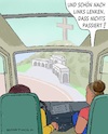 Cartoon: Unterwegs im Bus Espana (small) by Barthold tagged spanien,parlamentswahl,2023,linkskoalition,contra,rechtskoalition,mausoleum,tal,der,gefallenen,bis,2019,bestattungsort,francisco,franco,petro,sanchez,psoe,alberto,nunez,feijoo,pp,bus,kurve,cartoon,karikatur,barthold