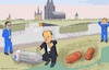 Cartoon: US-Bomben (small) by Barthold tagged usa,donald,trump,verhängt,zölle,eu,50,prozent,stahl,aluminium,reise,friedrich,merz,washington,juni,05,2025,weltkriegsbomben,köln,entschärfung,cartoon,karikatur,barthold
