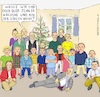 Cartoon: Weihnachten wieder wie immer (small) by Barthold tagged corona,vierte,welle,bedrohung,omikron,fünfte,kontaktbeschränkungen,dezember,28,2021,zehn,erwachsene,zwölf,kinder,unbeschränkt,zimmer,weihnachtsbaum,infektionsrisiko,cartoon,karikatur,barthold