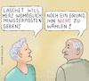 Cartoon: Werbung oder Abschreckung? (small) by Barthold tagged armin,laschet,kanzlerkandidat,union,cdu,absicht,friedrich,merz,künftig,wichtigen,posten,partei,regierung,ministerposten,dialog,alte,leute,senioren,cartoon,karikatur,barthold