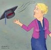 Cartoon: Windstoß (small) by Barthold tagged franziska,giffey,doktortitel,doktorarbeit,vorwurf,plagiat,prüfverfahren,fu,berlin,aberkennung,entzug,daktorhut,cartoon,karikatur,barthold