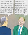 Cartoon: Zwei Welten (small) by Barthold tagged ukraine,angriffskrieg,eroberungskrieg,anton,hofreiter,grüne,propagierung,lieferung,schwere,waffen,berufung,völkerrecht,russland,drohung,atomkrieg,cartoon,karikatur,barthold