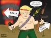 Cartoon: Trump_Syria_Assad_Russia (small) by Tacasso tagged syrien syia amerika america russland russia nordkorea northkorea donald trump wladimir putin bashar al assad tomahawk raketen idil giftgas sarin toxic gas