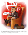 Cartoon: In der Hand (small) by CF tagged erdogan,merkel,nazi