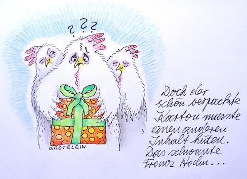 Cartoon: unheimliche überraschung (medium) by katzen-gretelein tagged komasaufen,donald,trump,politik