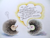 Cartoon: alles daneben gegangen ... (small) by katzen-gretelein tagged gesundheit,igel