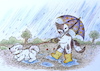 Cartoon: april april der macht wat er w (small) by katzen-gretelein tagged katze,hund,wetter,regen,natur,hundewetter,jahreszeit