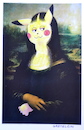 Cartoon: pokolisa die einmalige (small) by katzen-gretelein tagged pokemon,monalisa,kunst,museum,malerei