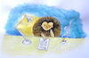 Cartoon: schreib mal wieder ... (small) by katzen-gretelein tagged igel,schreiben,brief,roman,corona,quarantäne