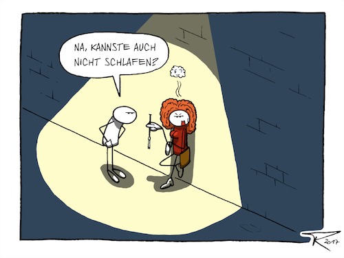 Cartoon: Insomnia (medium) by tomdoodle tagged prositute,prositutierte,schlaflos,freier,insomnia