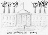 Cartoon: White House - heisses Haus (small) by kritzelcarl tagged klimaabkommen