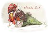 Cartoon: Staade Zeit (small) by OTTbyrds tagged weihnachten,advent,staadezeit,stress,chrismas,einkaufsteress,shopping,chrismastime