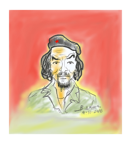 Cartoon: Ernesto Guevara (medium) by vasilis dagres tagged guevara,cuba,argentina