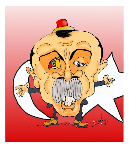 Cartoon: Turkey and Germany (medium) by vasilis dagres tagged turkey,germany