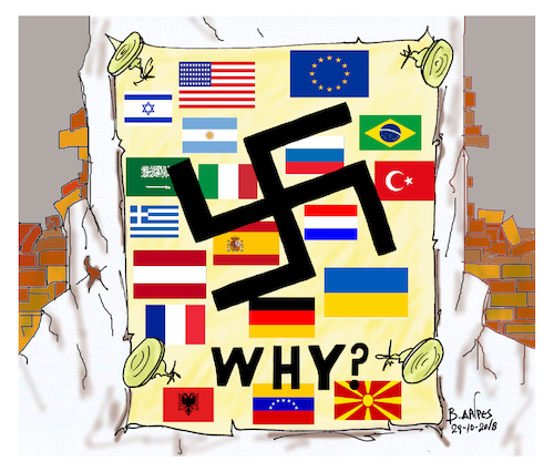Cartoon: Why fascism? (medium) by vasilis dagres tagged fascism,nazism,freedo,democracy,dagres