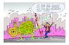 Cartoon: coronavirus and markets (small) by vasilis dagres tagged coronavirus,markets