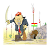 Cartoon: ERDOGAN KOYRDISTAN (small) by vasilis dagres tagged erdogan,toyrkey