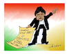 Cartoon: Evo Morales (small) by vasilis dagres tagged morales,bolivia,usa,market