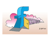 Cartoon: FACEBOOK (small) by vasilis dagres tagged facebook