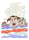 Cartoon: French elections (small) by vasilis dagres tagged french,elections,macron,lepen