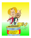 Cartoon: german government (small) by vasilis dagres tagged merkel,schulz,german,government