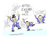 Cartoon: GREECE (small) by vasilis dagres tagged greece