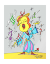 Cartoon: GUITAR OPERA DIVA (small) by vasilis dagres tagged music,culture