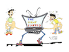 Cartoon: MEDIA TV GAME (small) by vasilis dagres tagged media,culture