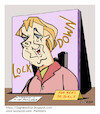 Cartoon: MERKEL LOCKDOWN (small) by vasilis dagres tagged covid,lockdown,merkel