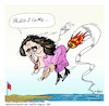 Cartoon: Mrs Nancy Pelosi in Taiwan (small) by vasilis dagres tagged nansy,pelosi,usa,china,taiwan