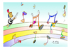 Cartoon: music (small) by vasilis dagres tagged culture,music