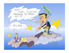 Cartoon: Saint Draghi   Hellas (small) by vasilis dagres tagged draghi,hellas,ecb