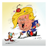 Cartoon: TRUMP (small) by vasilis dagres tagged trump,conid19