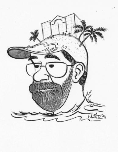 Cartoon: George Pratt (medium) by mwhite64 tagged caricature,portrait,teacher
