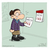 Cartoon: Freitag der 13. (small) by pausgezeichnet tagged math2022,mathe,wurzel,freitagder13