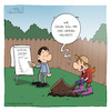 Cartoon: Wurzel ziehen (small) by pausgezeichnet tagged math2022,wurzel,baum,garten