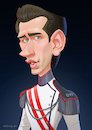 Cartoon: Sebastian Kurz Caricature (small) by xidingart tagged caricature,sebastian,kurz,karikatur