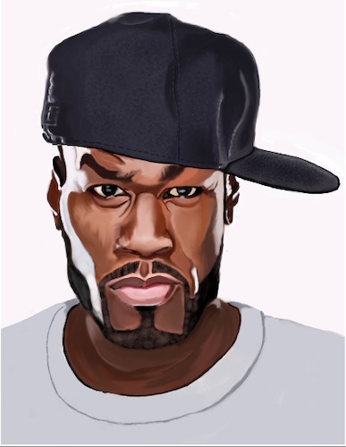 Cartoon: 50 cent (medium) by didier D tagged 50cent