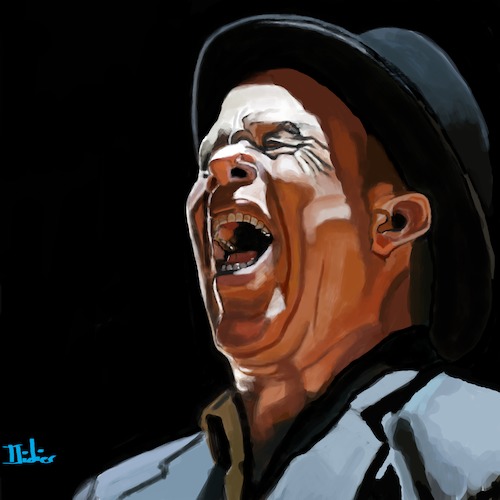 Cartoon: tom waits (medium) by didier D tagged tom,waits