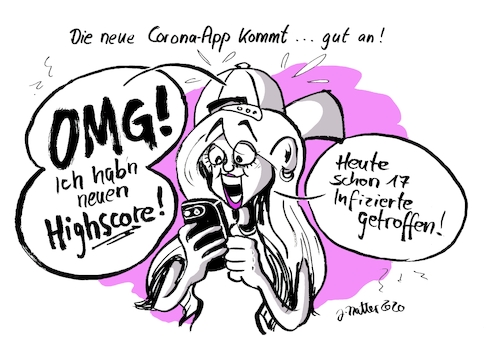 Die Corona-App ist da. Die Corona-App ist da.