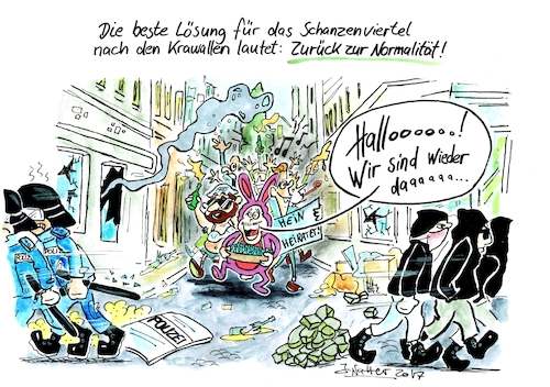 Nach den Krawallen Nach den Krawallen