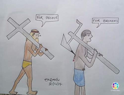 Cartoon: Farmer (medium) by Kiransklm tagged farmer,situation