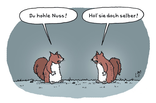 2 Eichhörnchen 2 Eichhörnchen
